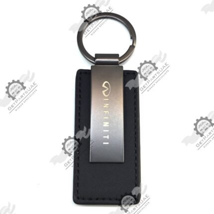 Leather INFINITI Keychain